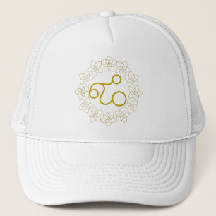 Symbole Blume von Liebe & Angel Abundia Truckerkappe
