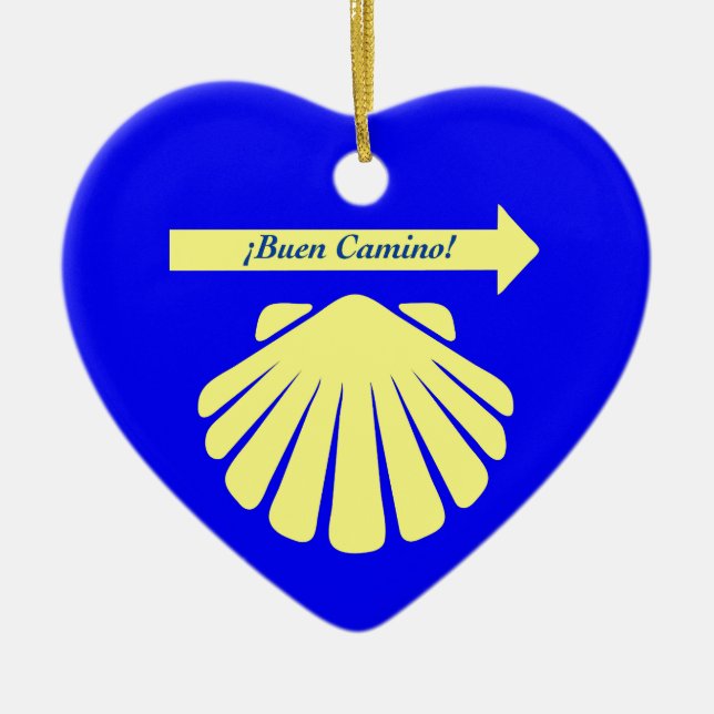 Symbole Camino Des Santiago Keramikornament (Vorne)
