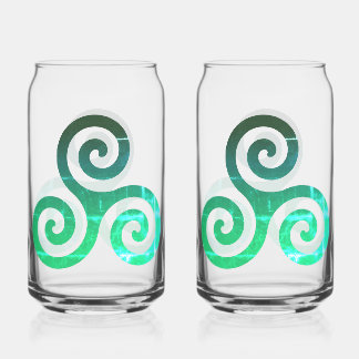 Symbole celtique antique Emerald Triskele