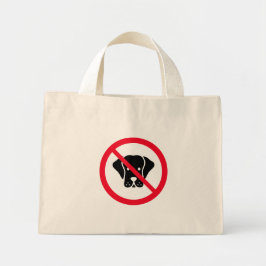 Symbole Cercle Rouge interdit aux chiens | Sac fou