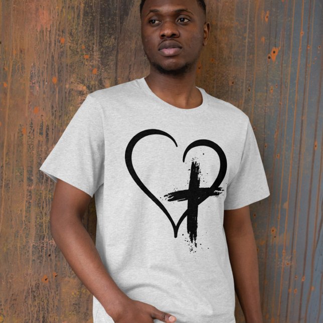 Symbole coeur croisé T-shirt (Créateur téléchargé)