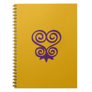 Symbole d'Adinkra (Sankofa) Carnet à fils spiraux