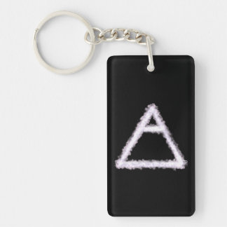 Symbole d'alchimie de l'élément d'air émietté