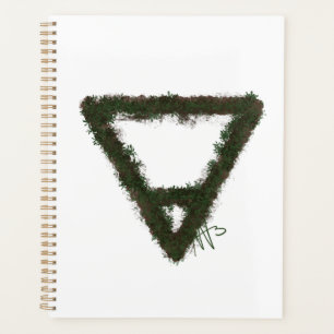 Symbole d'alchimie de l'élément rocheux de la Terr