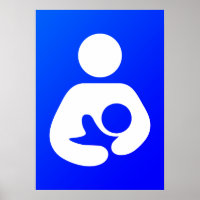 Symbole d'allaitement / allaitement Poster