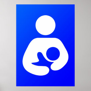 Symbole d'allaitement / allaitement Poster