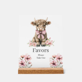 Symbole d'anniversaire de la vache rose Highland