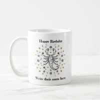 Symbole d'astrologie Scorpio Anniversaire Mug Oct