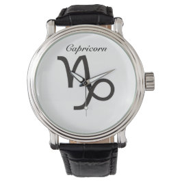 Symbole de Capricorne du Zodiaque. Mesdames montre