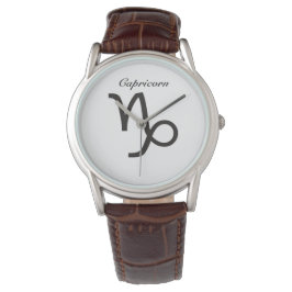 Symbole de Capricorne du Zodiaque. Mesdames montre