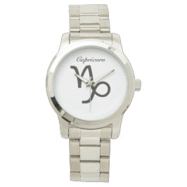 Symbole de Capricorne du Zodiaque. Mesdames montre