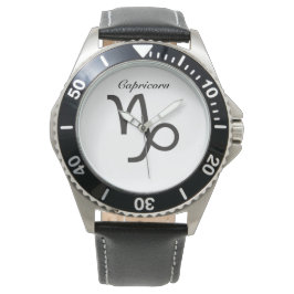 Symbole de Capricorne du Zodiaque. Mesdames montre