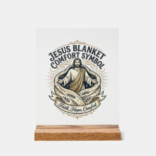 Symbole de confort de couverture Jésus Confort de