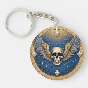 ☠️ Symbole de crâne ailé gothique pour les fans de
