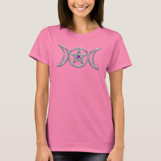 Symbole de déesse triple T-shirt