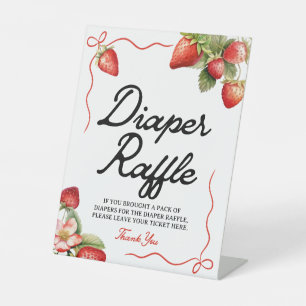 SYMBOLE DE DISQUETTE   Panneau Baby shower fraise