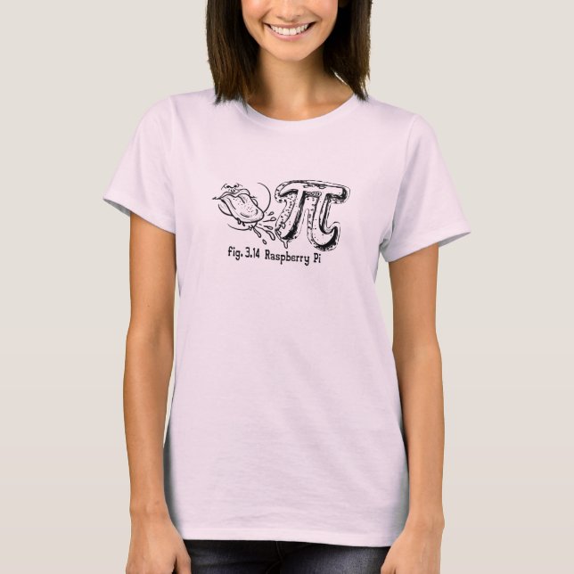 Symbole de jour de framboise Pi T-shirt (Devant)