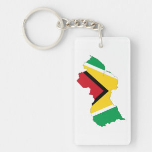 symbole de la forme du drapeau du pays de guyana
