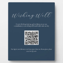 Symbole de la Marine avec le code QR Plaque
