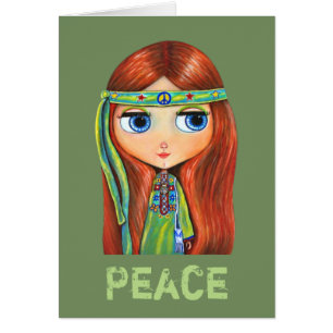SYMBOLE DE LA PAIX DE LA FEMME DE Hippie Vert