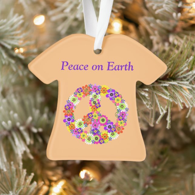SYMBOLE DE LA PAIX FLEURIE SUR Peach (Arbre)