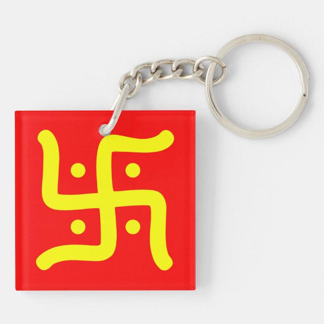 symbole de la swastika hindoue traditionnelle indi (Dos)