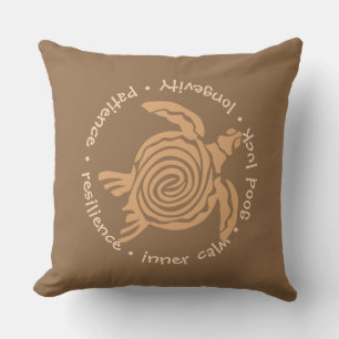 Symbole de la tortue de mer - Oreiller