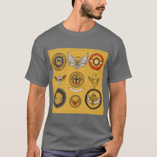 Symbole de l'ange ailé : T-shirt du logo Saint-Esp