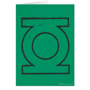 Symbole de lanterne vert BW