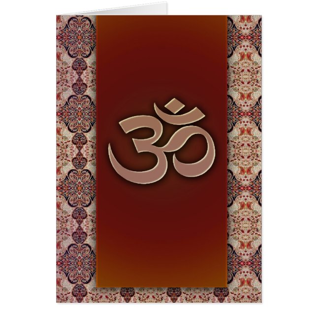 Symbole de l'OM avec l'arrière - plan indien de (Devant)