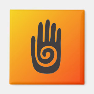 Symbole de main amérindien du Sud-Ouest Magnet
