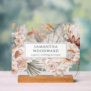Symbole de marque de vêtements Fleur sauvage Boho