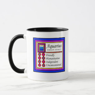 Symbole de naissance Aquarius Mug
