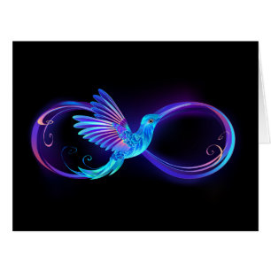 Symbole de Neon Infinity par Glowing Hummingbird