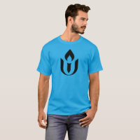 Symbole de noir de T-shirt de symbole de calice