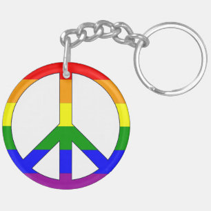 Symbole de paix arc-en-ciel