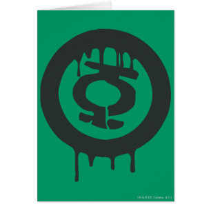 Symbole de peinture à lanterne verte