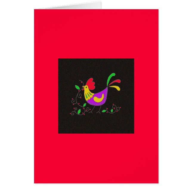 Symbole de Pysanka : Coq (Devant)