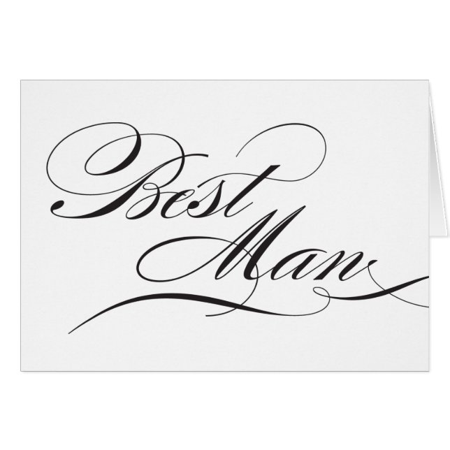 Symbole de réception du meilleur homme (Devant horizontal)