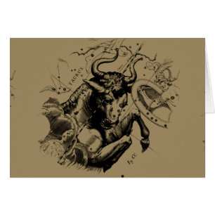 Symbole de Taurus Constellation Hevelius circa 169