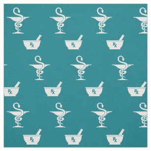 Symbole der Apotheke Stoff