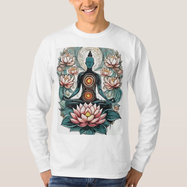 Symbole der Zen-Meditation T-Shirt (Vorderseite)