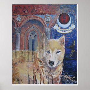 Symbole des Schutzes Poster