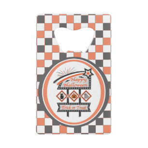Symbole d'Halloween Vintage rétro - Tricoter ou tr
