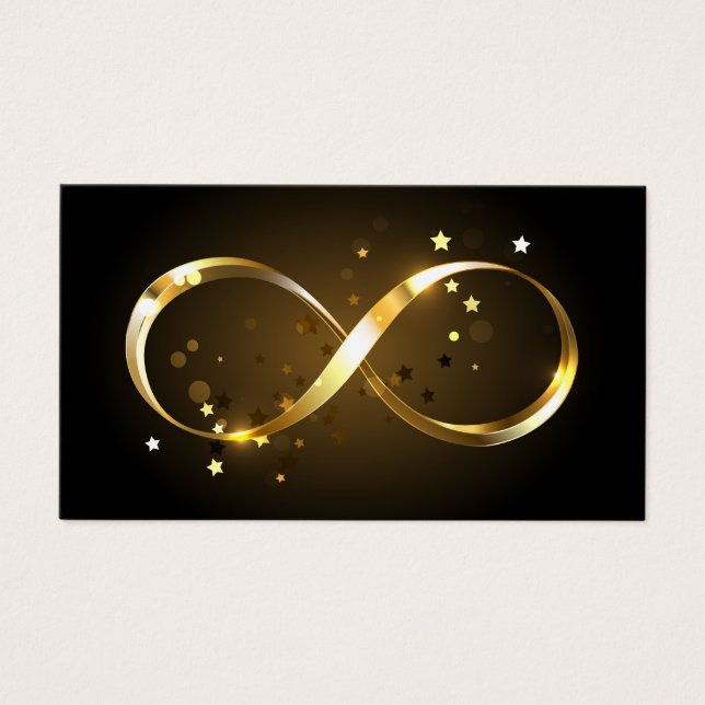 Symbole d'infini doré (Devant)