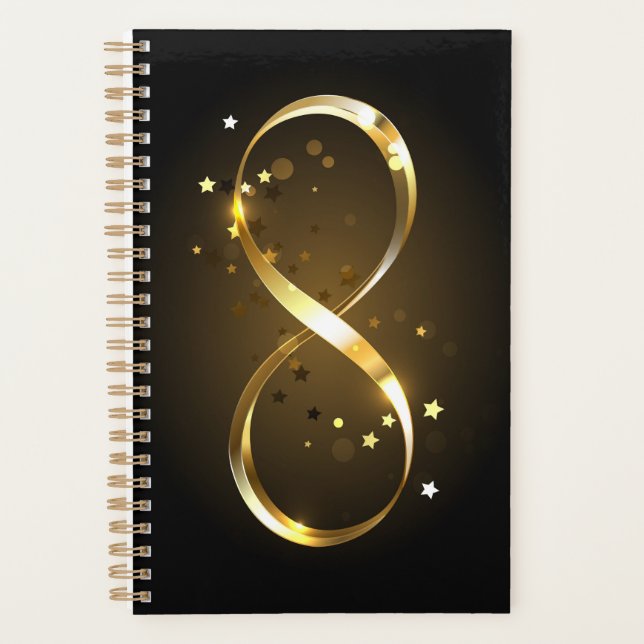 Symbole d'infini doré (Devant)
