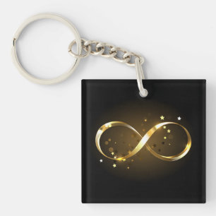 Symbole d'infini doré