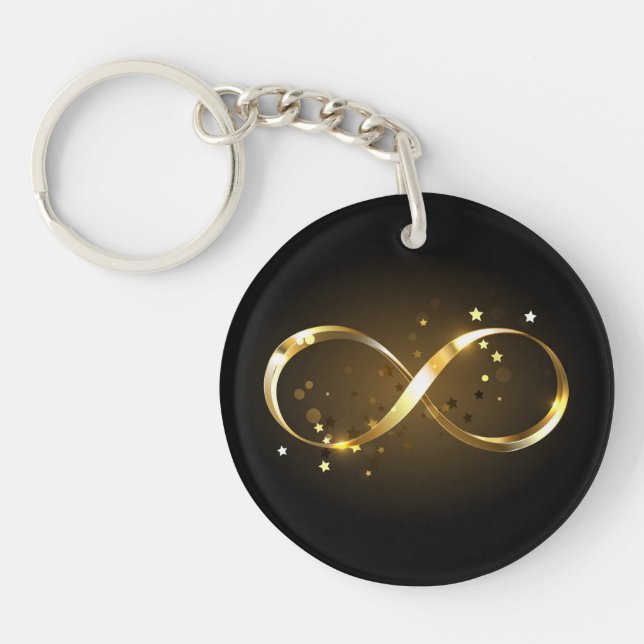 Symbole d'infini doré (Devant)