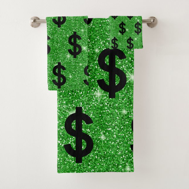 SYMBOLE Dollar Noir Argent Entrepreneur Wall Stree (En situation)