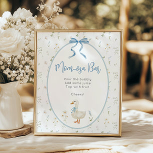 Symbole du bar Momosa, Poster du Baby shower